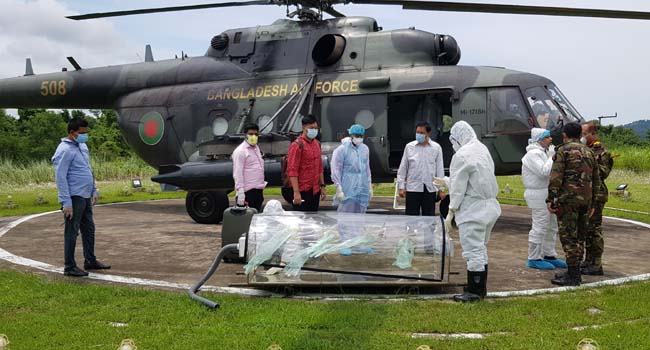 পার্বত্যমন্ত্রী করোনা আক্রান্ত, হেলিকপ্টারে করে নেয়া হলো সামরিক হাসপাতালে