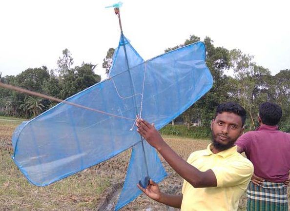 করোনার অবসরে আকাশে ঘুড়ির মেলা