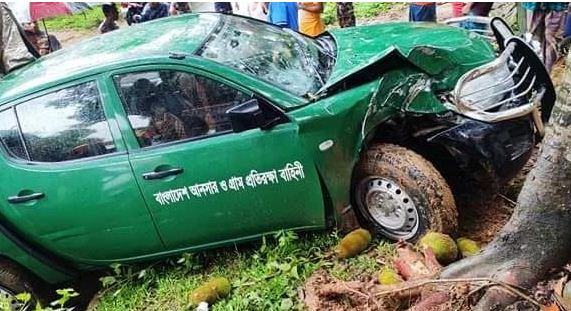 মানিকছড়িতে আনসার ব্যাটালিয়নের গাড়ি দুর্ঘটনায় আহত ৭
