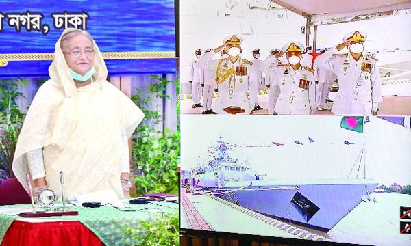 আধুনিক ও শক্তিশালী নৌবাহিনী গড়ে তোলার ওপর গুরুত্ব প্রধানমন্ত্রীর