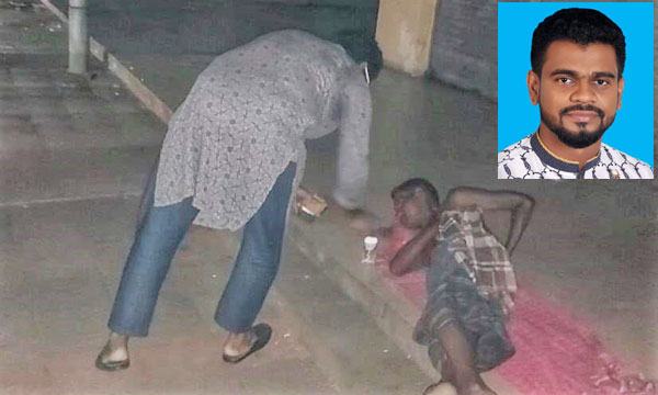 নিরন্ন মানুষের পাশে সাইফুল