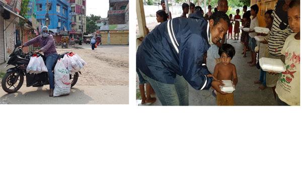 করোনায় মানুষের পাশে আছেন রাসেল