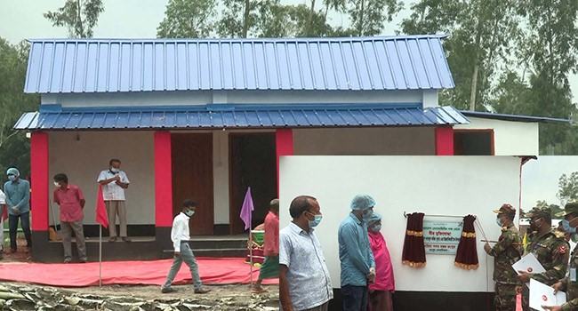 রংপুরে দুই মৃত সেনা সদস্যকে বাড়ি করে দিলো সেনাবাহিনী