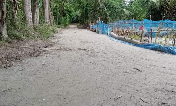 নিজ অর্থায়নে রাস্তা মেরামত করে দিলেন, আ: জব্বার মাস্টার