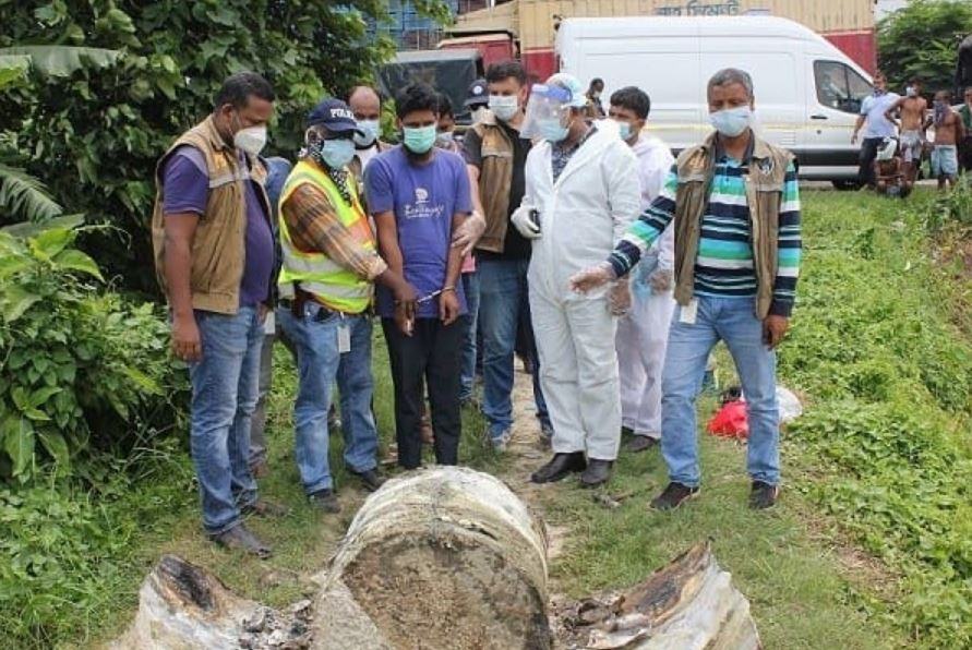 রূপগঞ্জে ব্যবসায়ীকে হত্যার পর লাশ ড্রামে ভরে সিমেন্টের ঢালাই, ৯০ দিন পর উদ্ধার