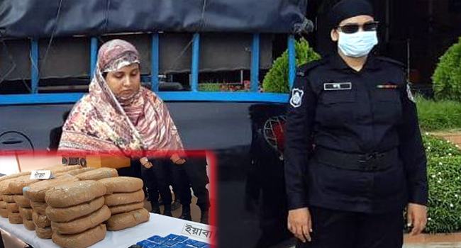 উজিরপুরে নারী মাদক কারবারি আটক