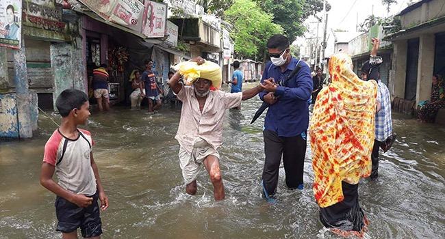 জামালপুরে যমুনার পানি বিপদসীমার ১২৮ সেন্টিমিটার ওপর দিয়ে প্রবাহিত