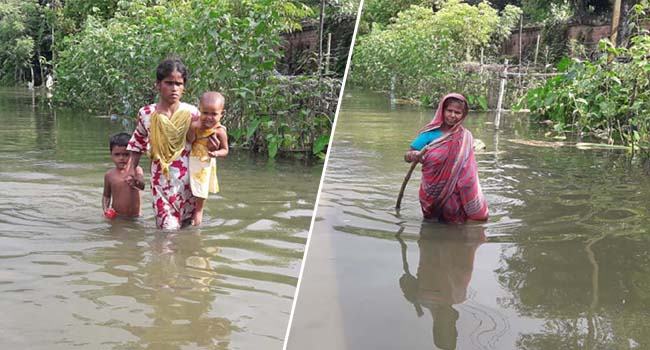 জামালপুরে পানিবন্দি পাঁচ লাখ মানুষ