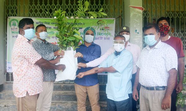 লক্ষ্মীছড়িতে মুজিব জন্মশত বাষির্কী উপলক্ষে বৃক্ষরোপণ উদ্বোধন