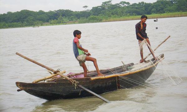 কাউখালীর নদী মোহনায় ইলিশের আকাল