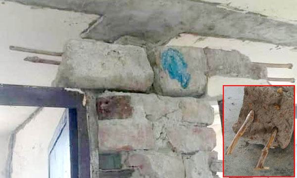 আমতলীতে তিন বছরের মাথায় ভেঙে গেল ওয়াস ব্লক