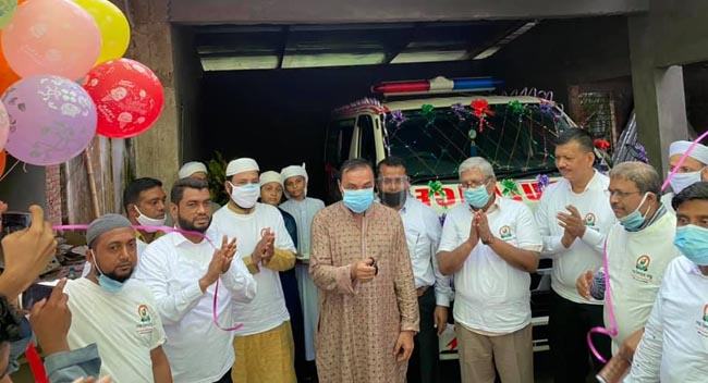 মিরসরাইয়ে ‘শেষ বিদায়ের বন্ধু’র এ্যাম্বুলেন্স সেবার উদ্বোধন