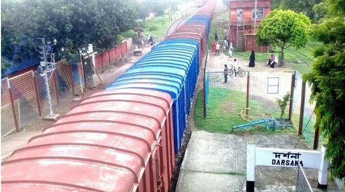 দর্শনা রেল বন্দর ৩ দিন বন্ধ