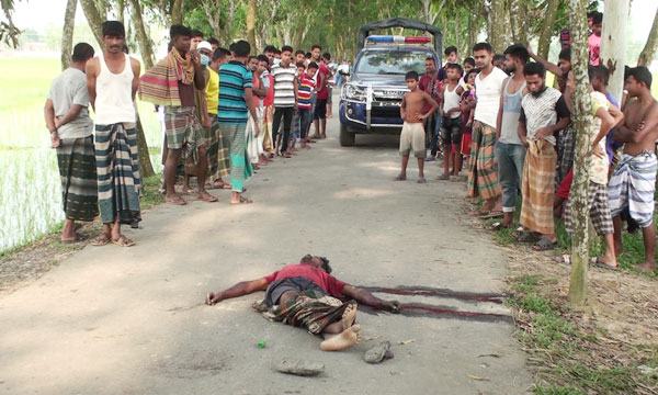 হিলিতে নৃগোষ্ঠী যুবককে হত্যা করে রিক্স-ভ্যান ছিনতাই