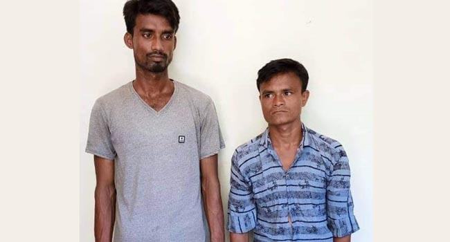 তাহিরপুরে ভারতীয় বিড়িসহ তিনজন আটক