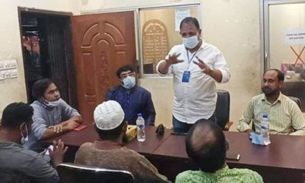 সোনারগাঁও প্রেস ক্লাবের সাংবাদিকদের সাথে নতুন ওসির মতবিনিময়