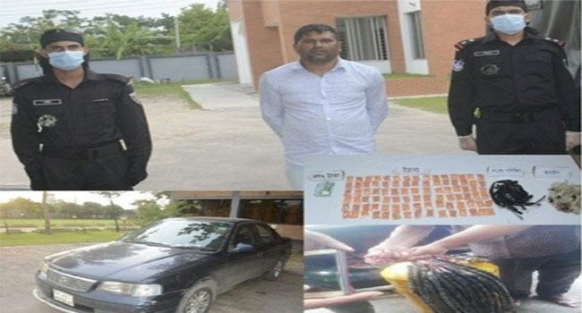 প্রাইভেট কারের গ্যাস সিলেন্ডারে অভিনব কায়দায় ইয়াবা পাচার, আটক ১৮ হাজার পিস ইয়াবা