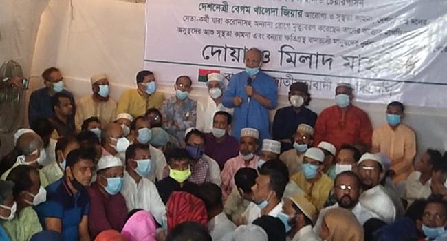 খালেদা জিয়াকে মুক্ত বলা হলেও কার্যত তিনি মুক্ত নন : রিজভী