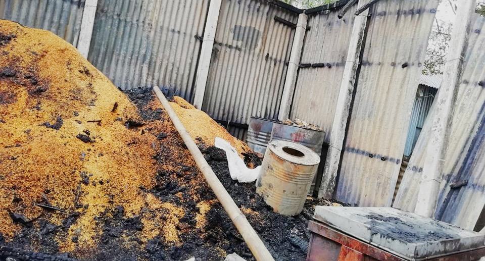ভূঞাপুরে আগুনে পুড়ল কৃষকের ১০০ মণ ধান