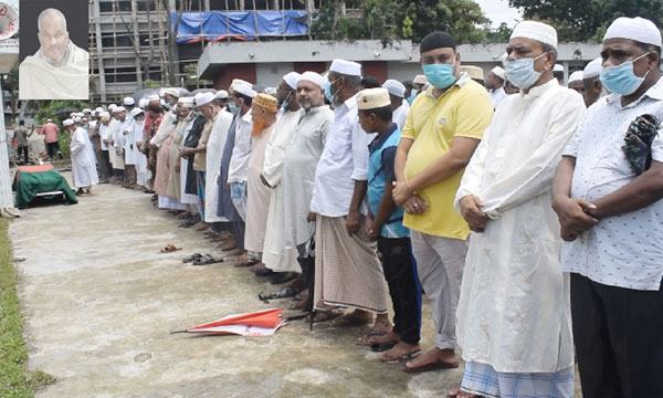 কাউখালীতে মুক্তিযোদ্ধা কমান্ডার হারুন অর রশিদকে রাষ্ট্রীয় মর্যাদায় দাফন