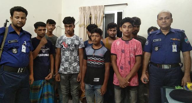 মাগুরায় প্রতারক চক্রের ১০ সদস্য গ্রেফতার
