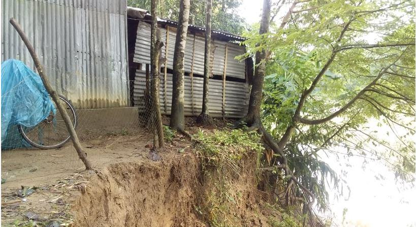 ভোগাই নদীর ভাঙ্গনে বিলীন হতে পারে নালিতাবাড়ীর বিস্তীর্ণ এলাকা