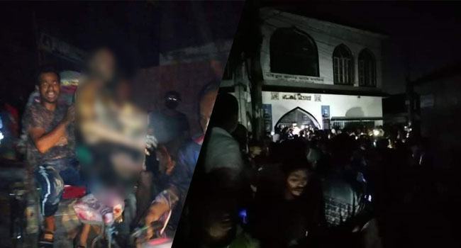 মোনাজাত চলাকালে বিকট শব্দে বিস্ফোরণ, দগ্ধ মুসল্লিদের করুণ আর্তনাদ