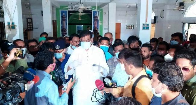 মসজিদে বিস্ফোরণ : নাশকতার আশঙ্কা শামীম ওসমানের