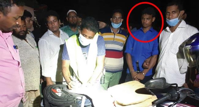 পটুয়াখালীতে ২ কেজি গাঁজাসহ কলেজছাত্র আটক