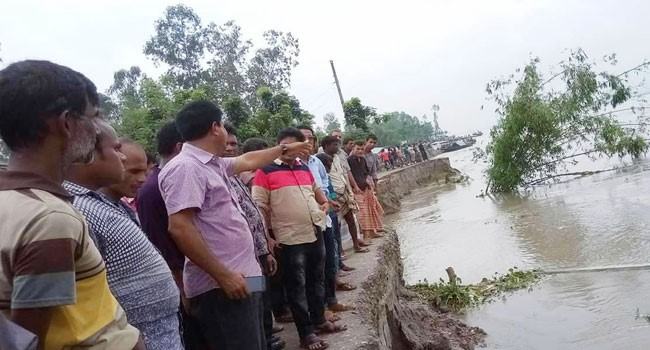 ফের ভাঙনের কবলে তিস্তার চরবাসী