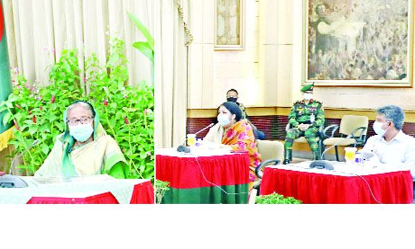 জলবায়ু পরিবর্তন ও করোনা মোকাবেলায় কর্মপরিকল্পনার আহ্বান প্রধানমন্ত্রীর