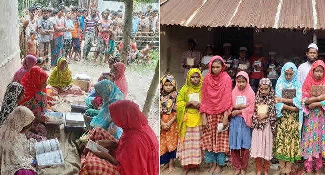 তাড়াশে মাদরাসার জায়গা বেদখলের অভিযোগ