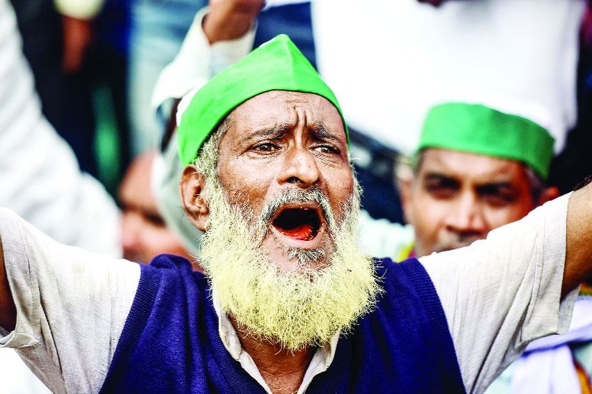 কৃষকদের বিক্ষোভে অচল ভারতের বিভিন্ন রাজ্য