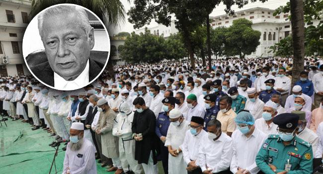 অ্যাটর্নি জেনারেল মাহবুবে আলমের জানাজা অনুষ্ঠিত