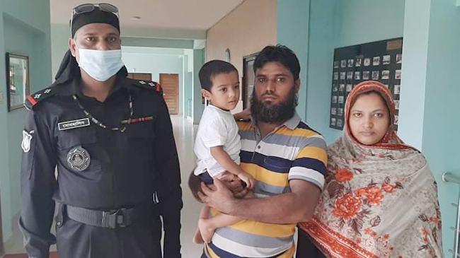 অপহৃত ২ বছরের শিশু ৩ দিন পর উদ্ধার