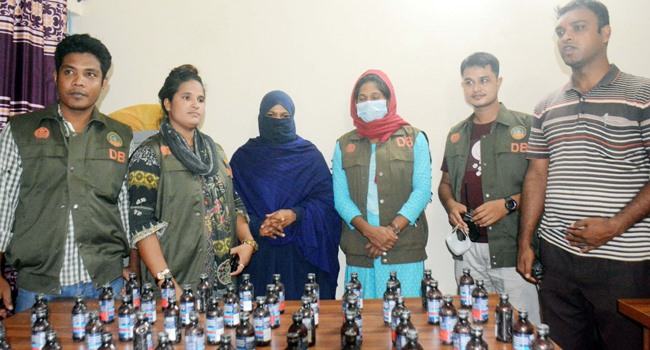 রংপুরে মাদকসহ ৬ কারবারি গ্রেফতার