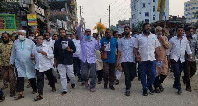 এলাকায় আমার উন্নয়নের কারণে ধানের শীষ বিজয়ী হবে : সালাহউদ্দিন আহমেদ