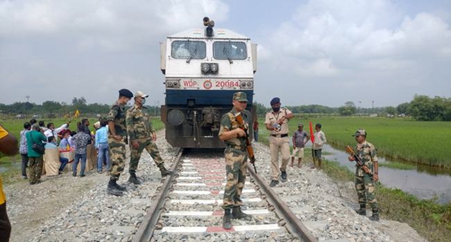 চিলাহাটি-হলদিবাড়ি রেললাইনে ভারতীয় রেলের ট্রায়াল