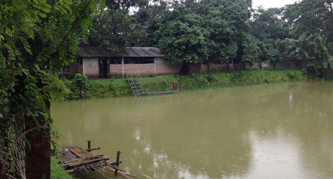 পুকুরে ভাসছিল মা ও দুই সন্তানের লাশ