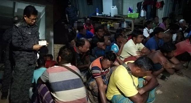 মালয়েশিয়ায় ৩১ বাংলাদেশীসহ ৩৮ অবৈধ অভিবাসী আটক