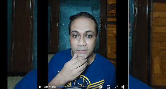 আমি কারাগারে নই, ভিডিও বার্তায় দেবাশীষ
