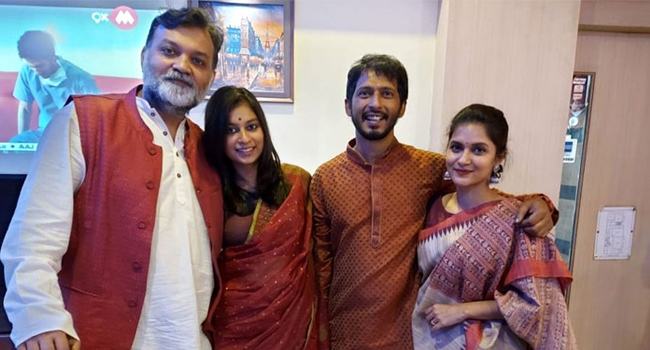 বান্ধবী সুনিধিকেই বিয়ে করলেন অর্ণব
