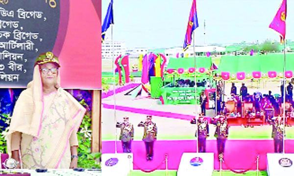 আত্মরক্ষায় শক্তিশালী সশস্ত্রবাহিনী চাই : প্রধানমন্ত্রী