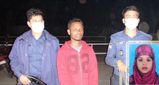 স্ত্রীকে কুপিয়ে হত্যার ঘটনায় স্বামী গ্রেফতার