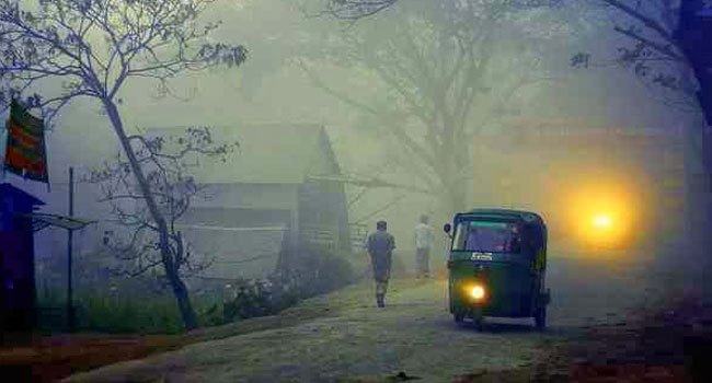 তেঁতুলিয়ায় তাপমাত্রা ৯ দশমিক ৬ ডিগ্রি