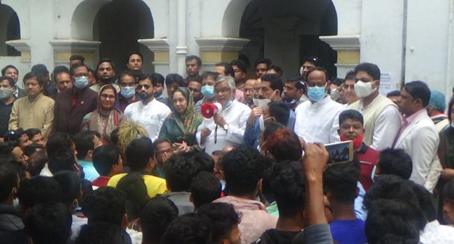 ফরিদপুরে নায়াব ইউসুফের সমর্থনে বিএনপি কেন্দ্রীয় নেতৃবৃন্দের জনসংযোগ