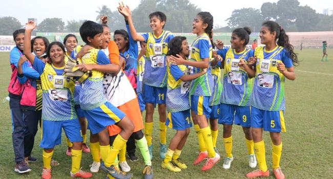 জেএফএ কাপ অনূর্ধ্ব-১৪ মহিলা ফুটবলে চ্যাম্পিয়ন মাগুরা