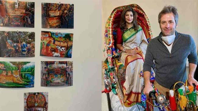 নিউইয়র্কে বাংলাদেশের রিকশা প্রদর্শনী