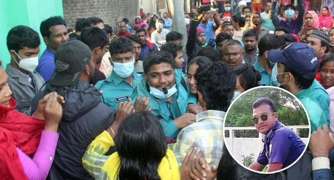 রংপুরে পুলিশ সদস্যের বিরুদ্ধে প্রতিবন্ধী যুবককে হত্যার অভিযোগ