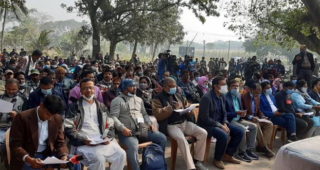 কুষ্টিয়ার চিনিকল শ্রমিকদের ৫ দফা দাবি মানার আহ্বান শ্রমিক নেতাদের
